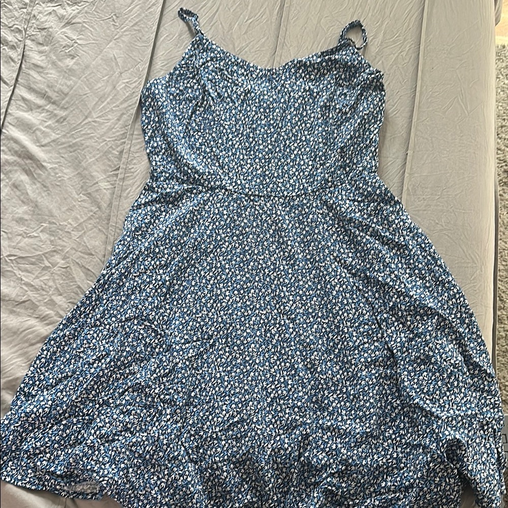 Old Navy Blue Floral Mini Dress